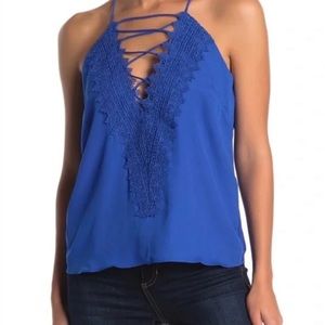 Nordstrom Blue Lace Tank